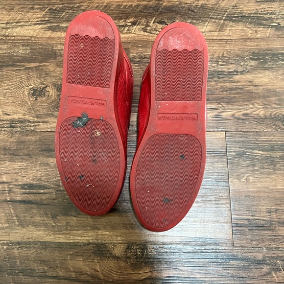 Balenciaga shoes all red SZ10 in great condition - Picture 4 of 4